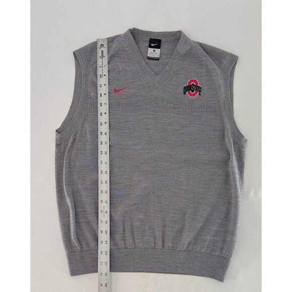 Ohio State Buckeyes Men’s Nike 100% Merino Wool Pullover Vest,‎ Sz M, Champions - Picture 10 of 11